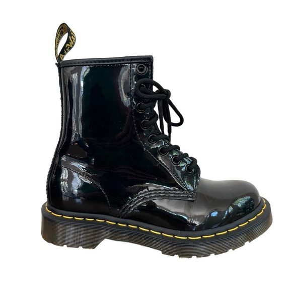 Dr. Martens Black Patent 1460 Docs Ladies 11821 Size 6 - Picture 4 of 11